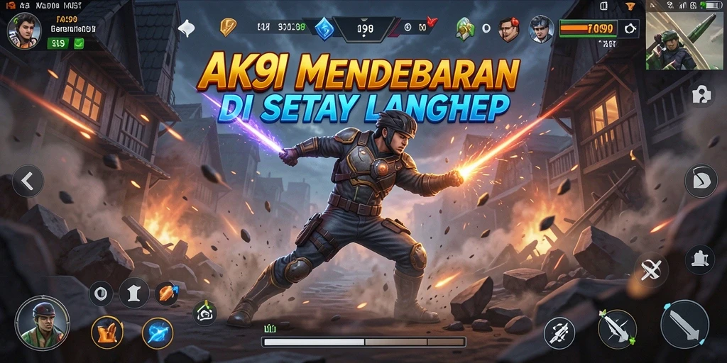 Tampilan seru dari gameplay FA99 yang memikat dan menantang.