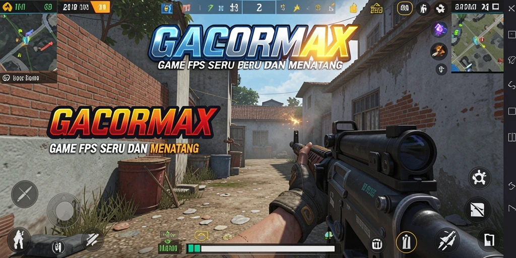 Tangkapan layar GACORMAX menampilkan aksi tembak-menembak yang mendebarkan.