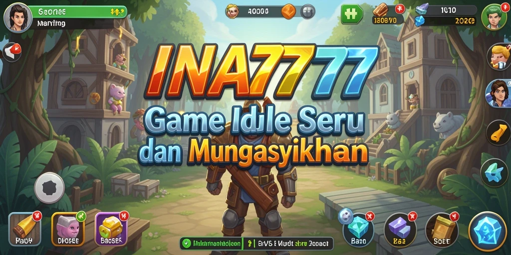 Tampilan menarik dari gameplay Idle di INA777 yang imersif.