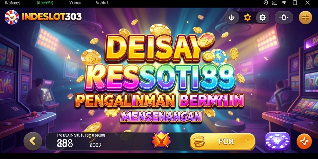 Screenshot gameplay INDESLOT303 menampilkan aksi seru permainan Slot.