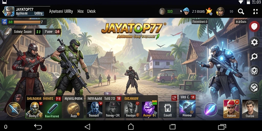 Screenshot menampilkan antarmuka JAYATOP77 yang intuitif dan fitur pengingat.