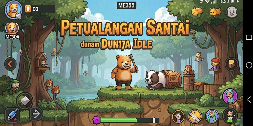 Tampilan gameplay ME355 yang menawan dan menyenangkan untuk dimainkan.