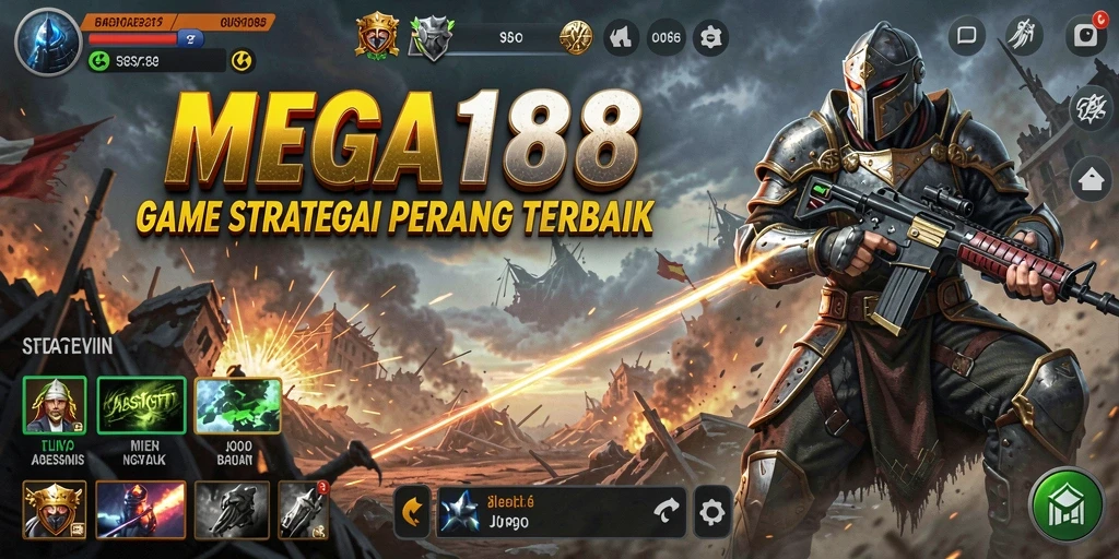 Screenshot menampilkan aksi pertempuran epik di MEGA188.