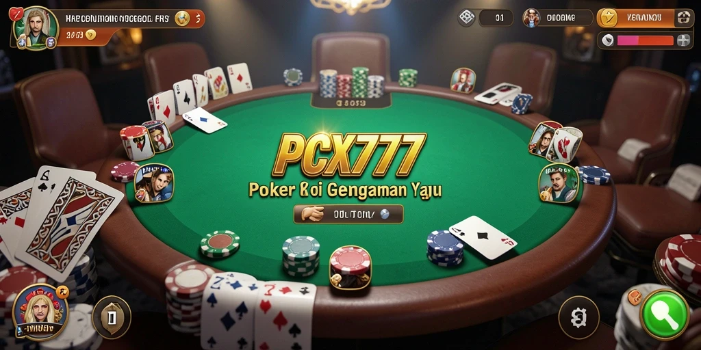 Tampilan visual menarik dengan gameplay poker yang seru.